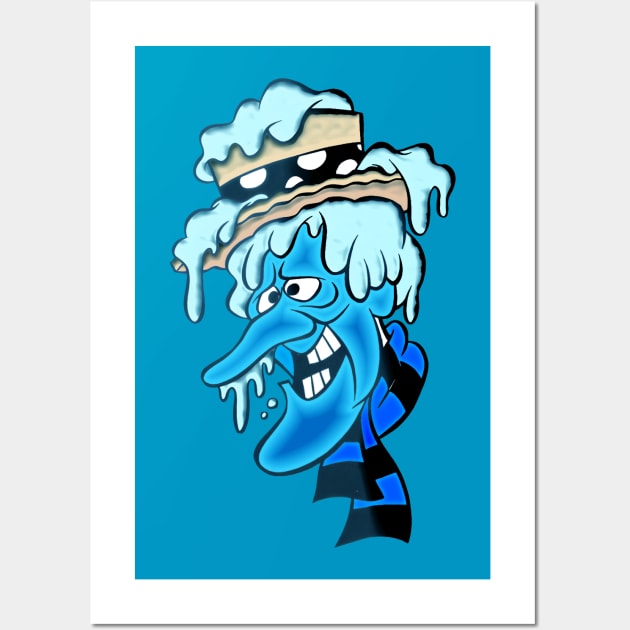 Heat Miser Blue Wall Art by secukupnya